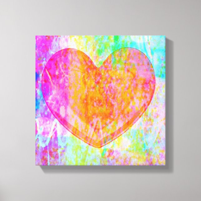 Lienzo Corazón Boho (Anverso)