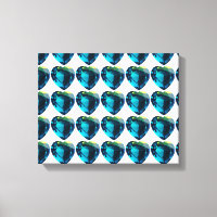 Corazón cielo azul