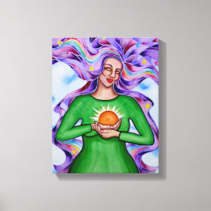 Lienzo Corazón de curar 3 de Rita Loyd