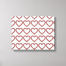 Corazón de Gemstone de Ruby Rojo