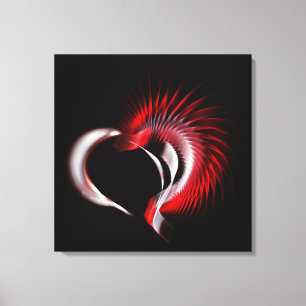 Lienzo Corazón de Metal