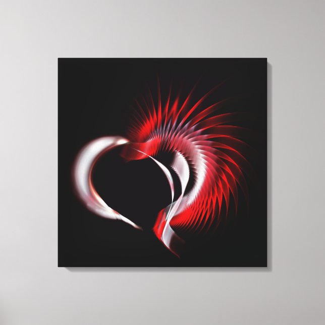 Lienzo Corazón de Metal (Anverso)