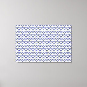 Lienzo Corazón de zafiro azul