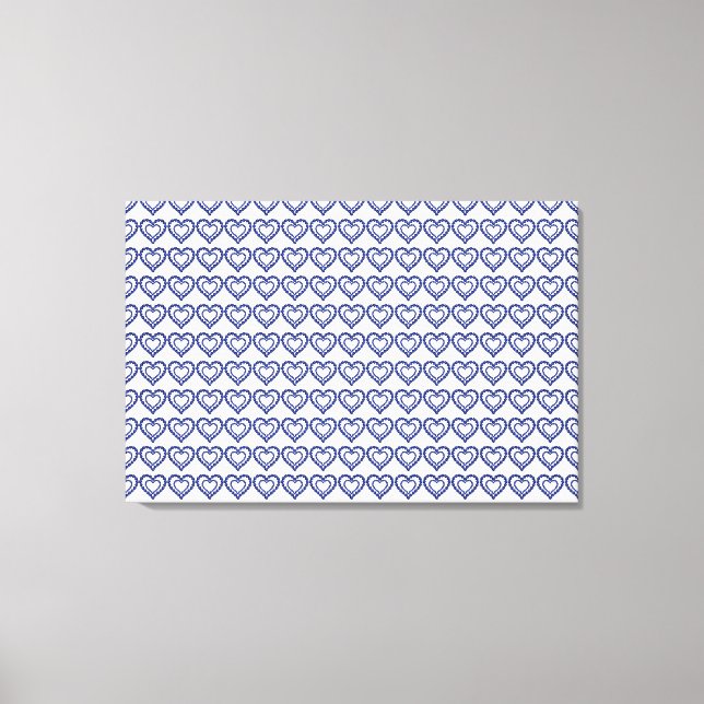 Lienzo Corazón de zafiro azul (Anverso)