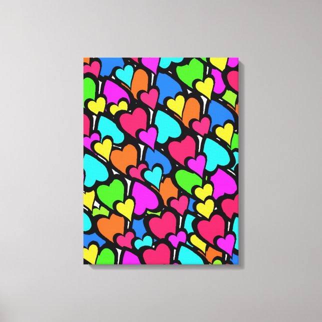 Lienzo Corazones 2011 (Anverso)