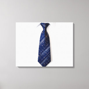 Lienzo Corbata Azul