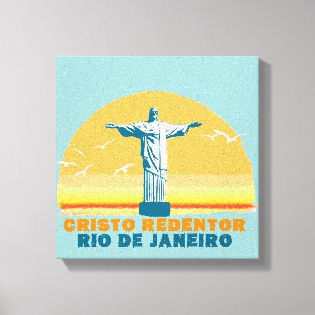 Lienzo corcovado - río - brasil (Anverso)