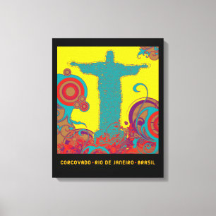 Lienzo corcovado - río de janeiro