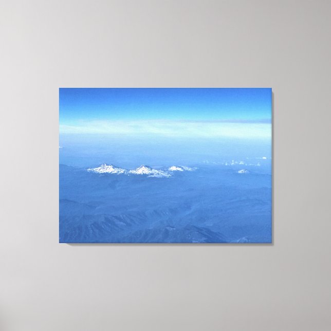 Lienzo Cordillera de Cascada, Oregón Central (Anverso)