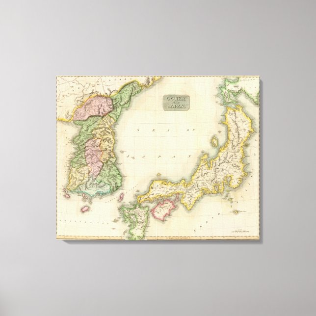 Lienzo Corea, Japón (Anverso)