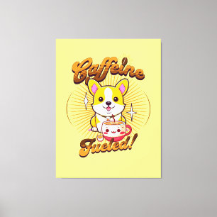 LIENZO ¡CORGI CAFFEINE COMBUSTIBLE!