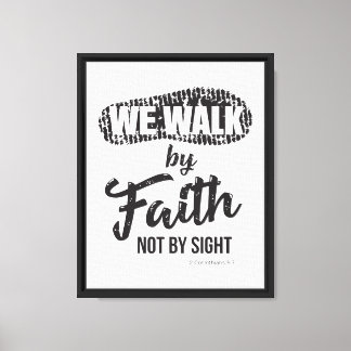 Lienzo Corintios 5:7 Porque Caminamos Por Fe