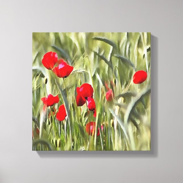 Lienzo Corn Poppies (Anverso)