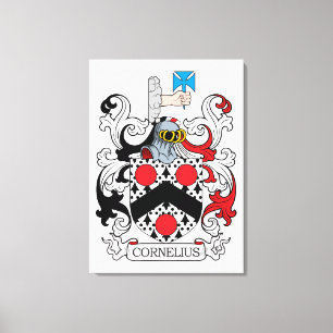 Lienzo Cornelius Family Crest