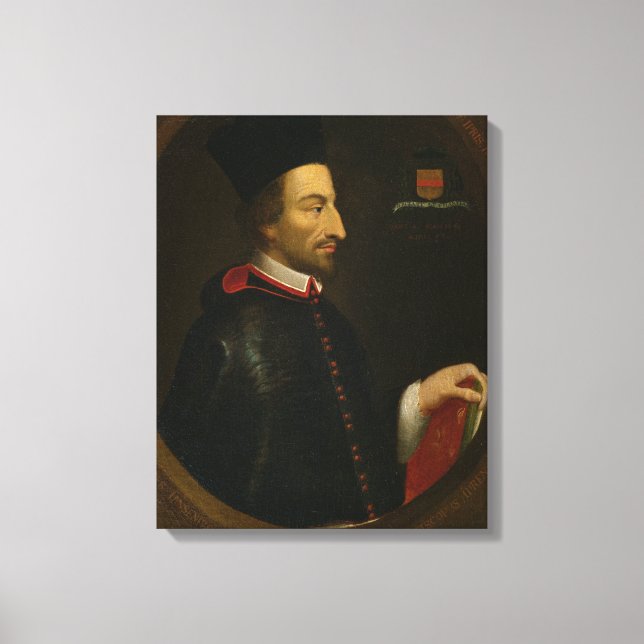 Lienzo Cornelius Jansen Obispo de Ypres (Anverso)