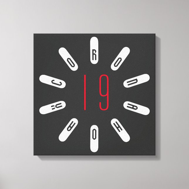 Lienzo CORONA 19 HOAX Canvas (Anverso)