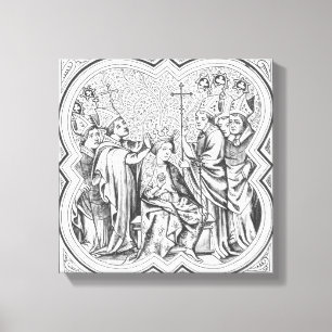 Lienzo Coronación de Carlomagno (742-814) después de un
