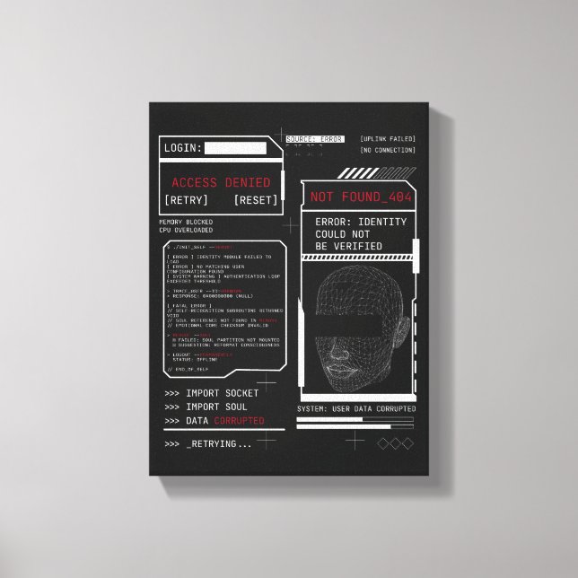 Lienzo Corrupto - Diseño de calzado tecnológico-brutal (Anverso)