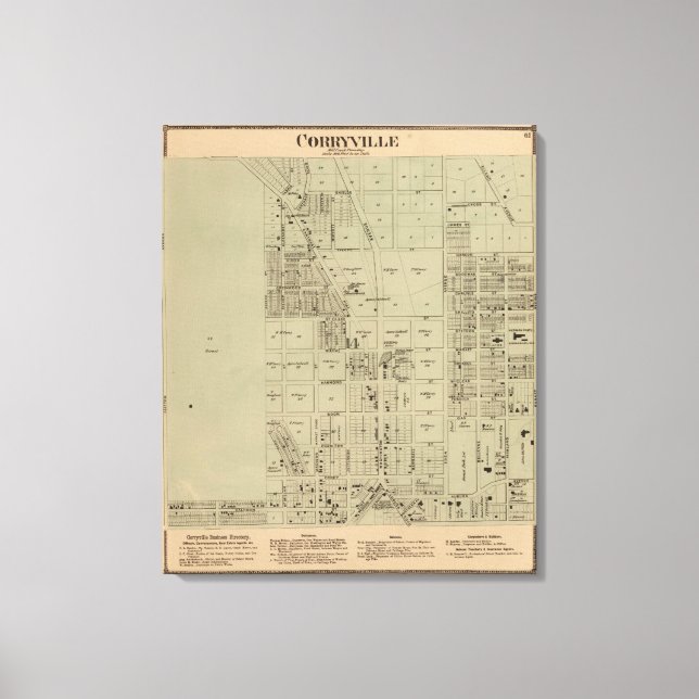 Lienzo Corryville, Ohio (Anverso)