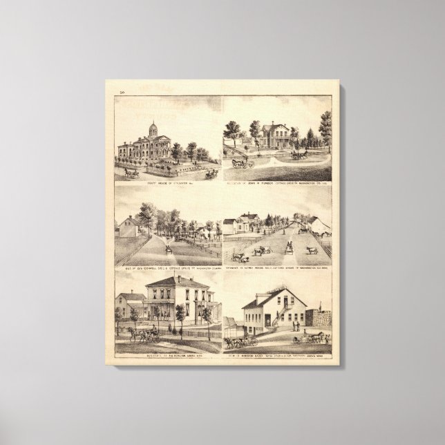 Lienzo Corte de Stillwater, Minnesota (Anverso)