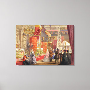Lienzo Corte medieval, diseñada por Pugin, placa 40 de "