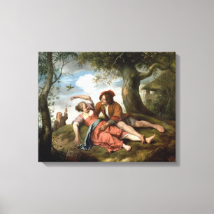 Lienzo Cortejo rústico