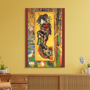 Lienzo Cortesana japonesa Oiran por Vincent van Gogh