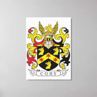 Lienzo Cory Family Crest (irlandés)