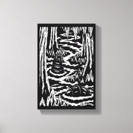 Lienzo Cosas En El Horror Del Pantano