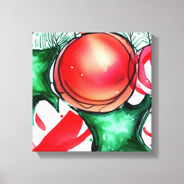 Lienzo Cosas navidades (Anverso)