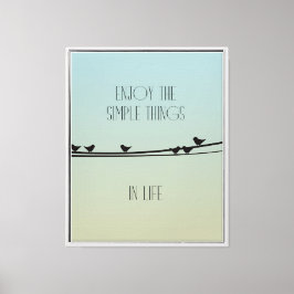 Lienzo Cosas simples Aves