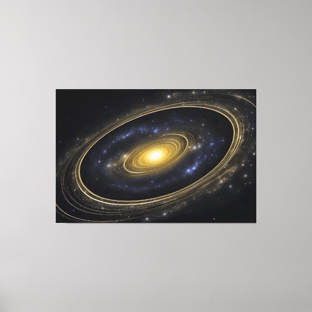 Lienzo Cosmic Abyss (Anverso)