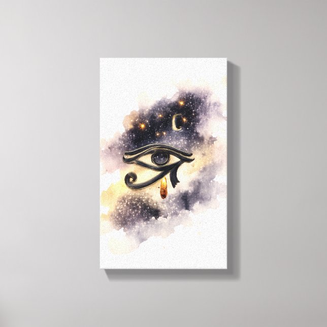 Lienzo Cosmic Eye of Horus Ancient Egyptian Symbol (Anverso)