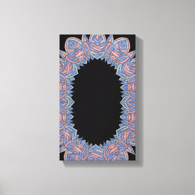 Lienzo Cosmic Flow  Abstract Galaxy-Inspired Canvas (Anverso)