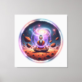 Lienzo Cosmic Meditator Stretched Canvas Art
