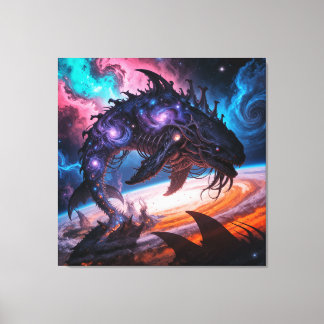 Lienzo Cosmic Void Leviathan – Galactic Horror Art Print