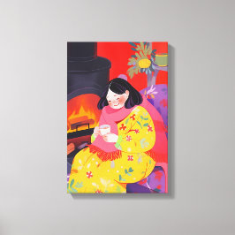 Lienzo Cosmoso invierno por la mañana