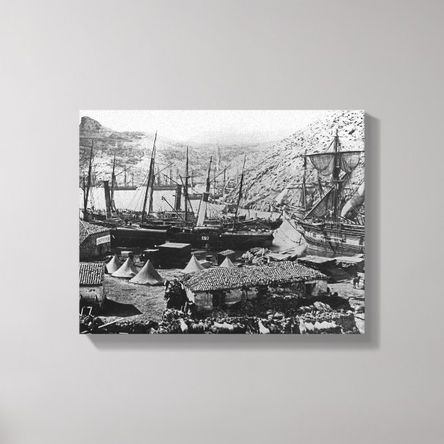 Lienzo Cossack Bay, Crimea, c.1855 (Anverso)