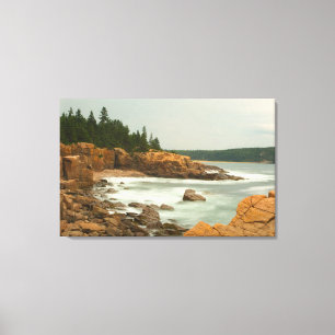 Lienzo Costa agobiada, Parque Nacional Acadia, Maine