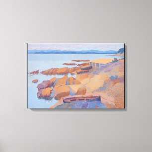Lienzo "Costa cerca de Antibes" de Henri Edmond Cross