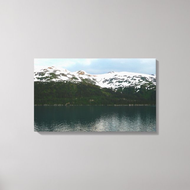 Lienzo Costa de Alaska en Dusk (Anverso)