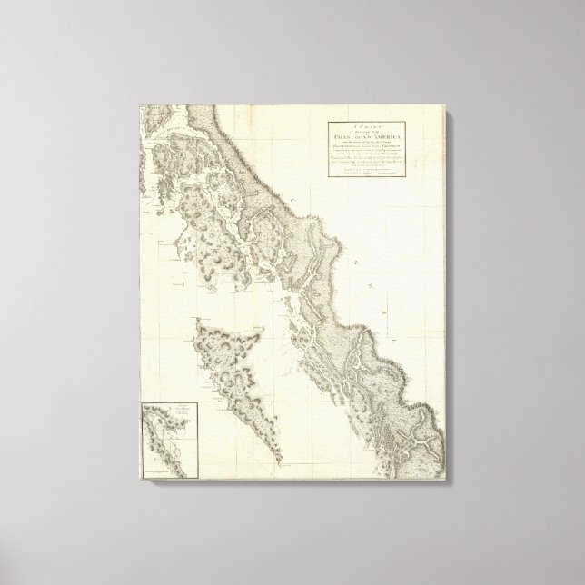 Lienzo Costa de América del Noroeste 2 (Anverso)