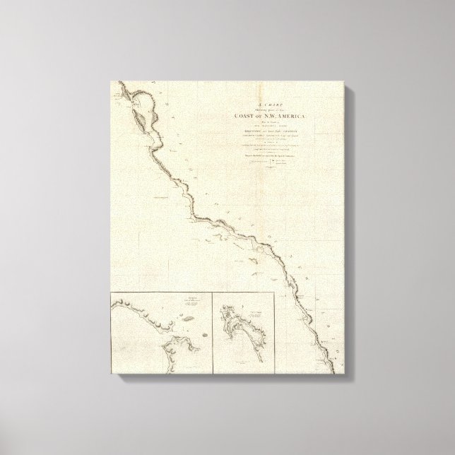Lienzo Costa de América del Norte 3 (Anverso)