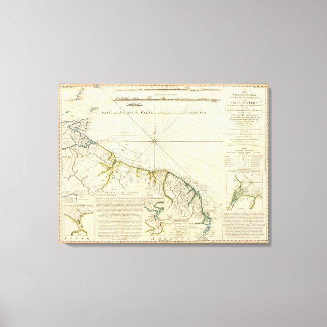 Lienzo Costa de Guyana (Anverso)