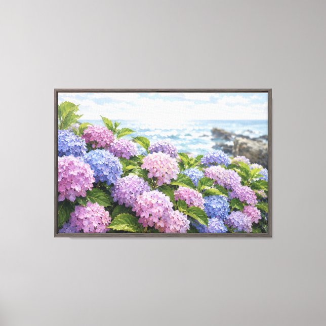 Lienzo Costa de Hortensias (Anverso)