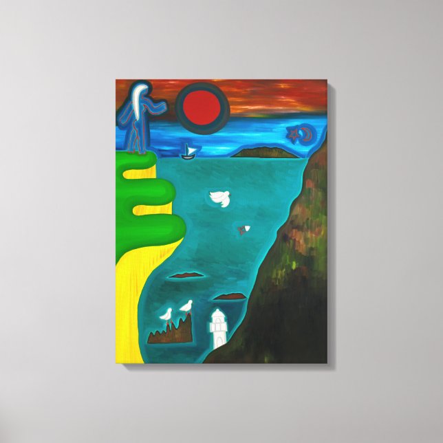 Lienzo Costa de Inglaterra 2010 (Anverso)