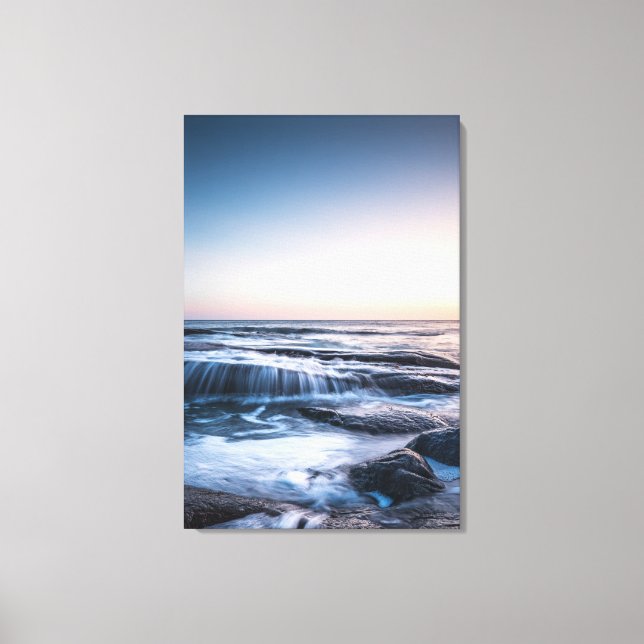 Lienzo Costa de Lofoten Noruega (Anverso)