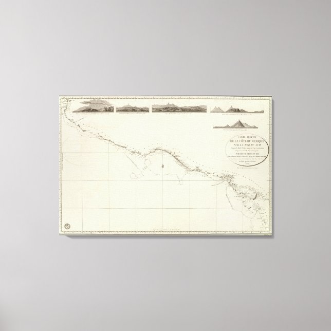 Lienzo Costa de México (Anverso)