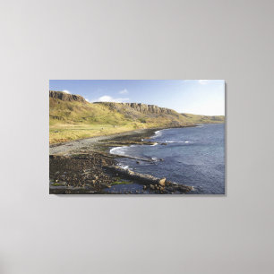 Lienzo Costa en Duntulm, Isla de Skye, Escocia, Reino Uni