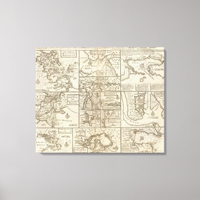 Lienzo Costa Este, EE. UU. (Anverso)